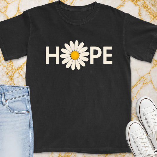 Hope Sunflower T-Shirt - Christian Apparel | Christian Life Threads