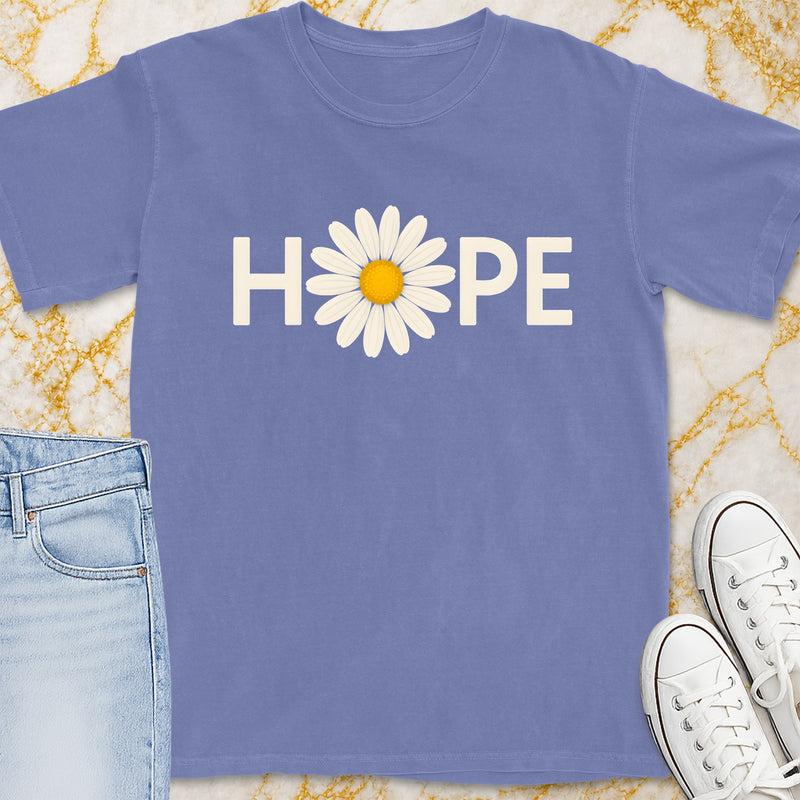 Hope Sunflower T-Shirt - Christian Apparel | Christian Life Threads