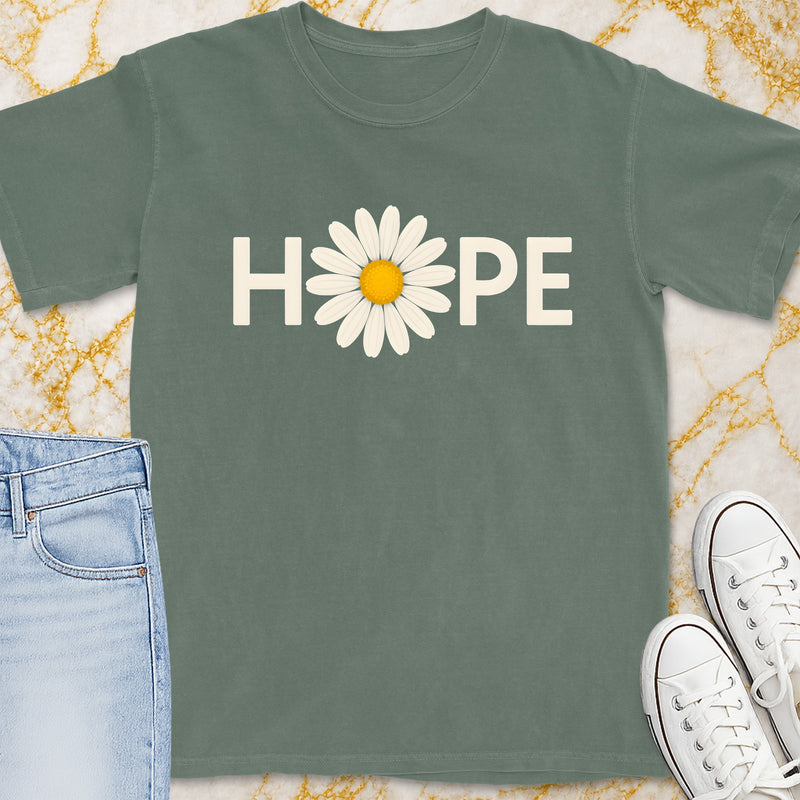Hope Sunflower T-Shirt - Christian Apparel | Christian Life Threads