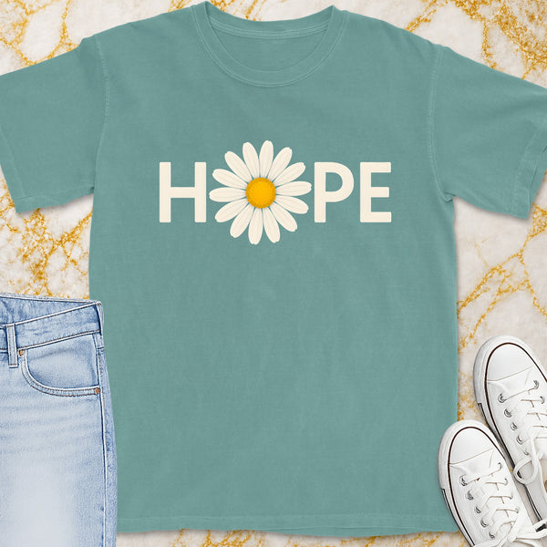 Hope Sunflower T-Shirt - Christian Apparel | Christian Life Threads