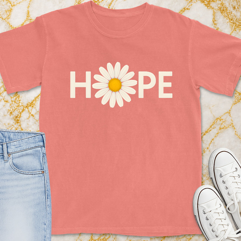 Hope Sunflower T-Shirt - Christian Apparel | Christian Life Threads