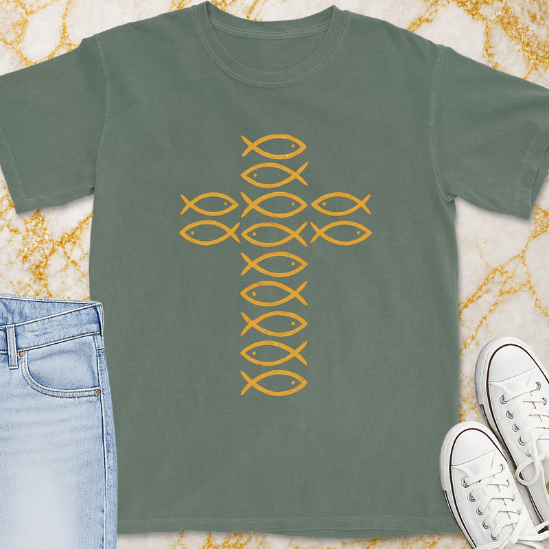 Ichthys Fish T-Shirt - Christian Apparel | Christian Life Threads