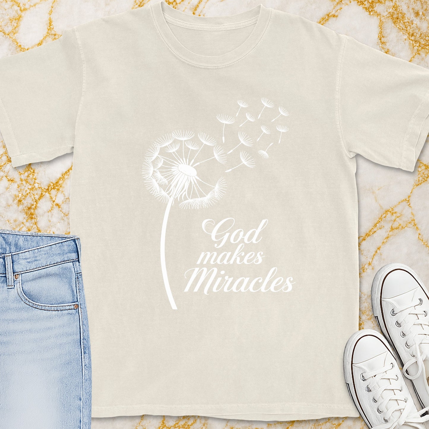 God Makes Miracles T-Shirt - Christian Apparel | Christian Life Threads
