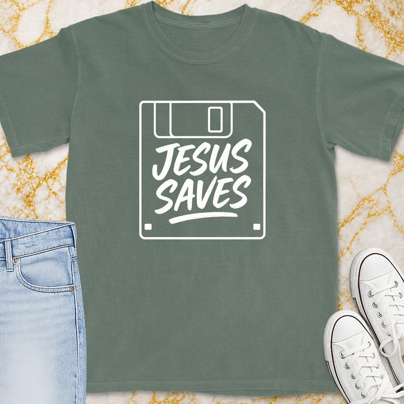Jesus Saves T-Shirt - Christian Apparel | Christian Life Threads