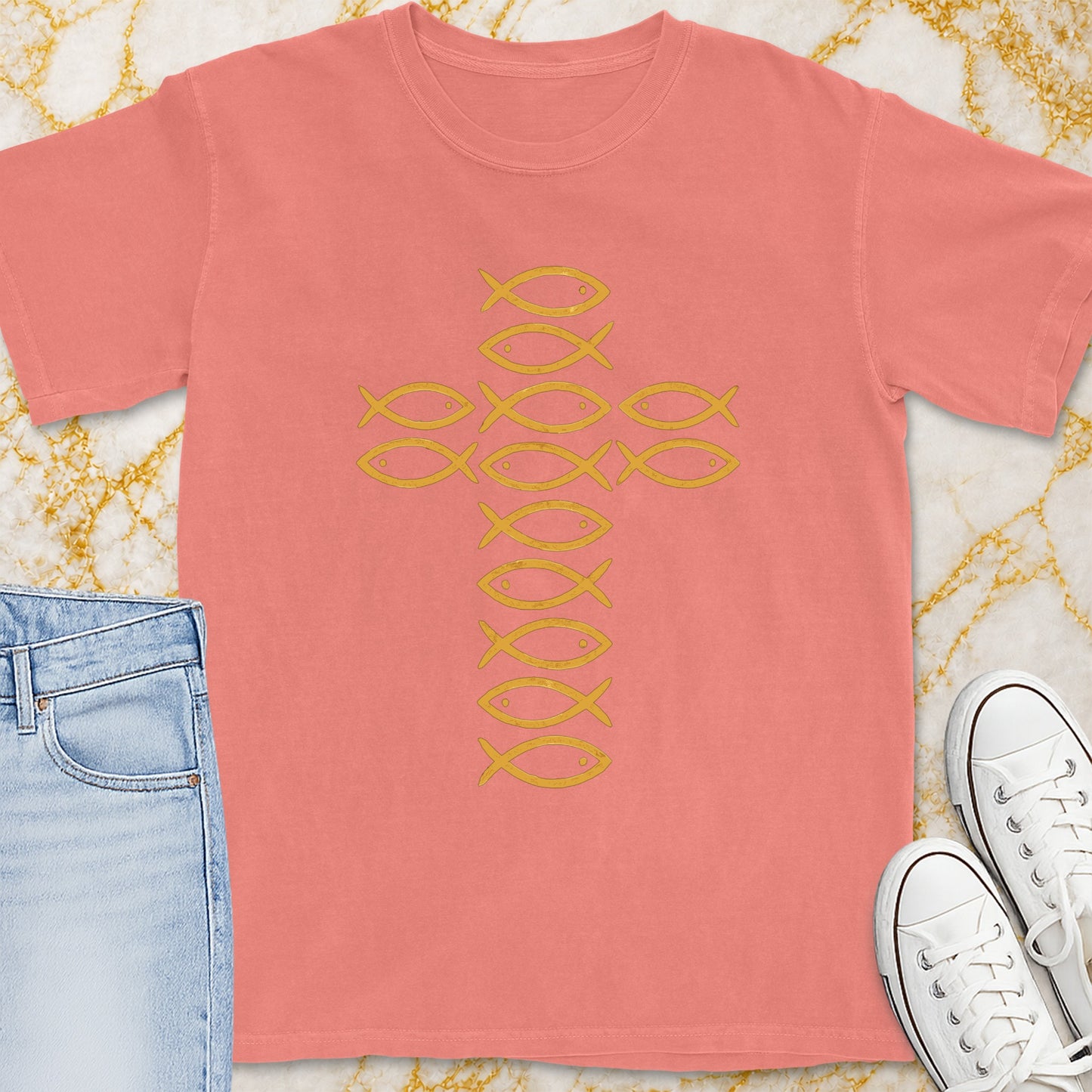 Ichthys Fish T-Shirt - Christian Apparel | Christian Life Threads