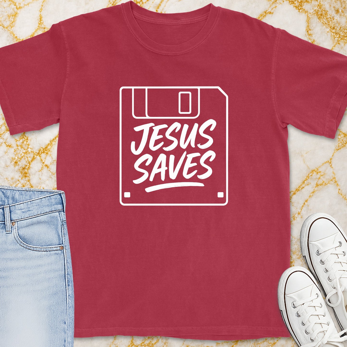 Jesus Saves T-Shirt - Christian Apparel | Christian Life Threads