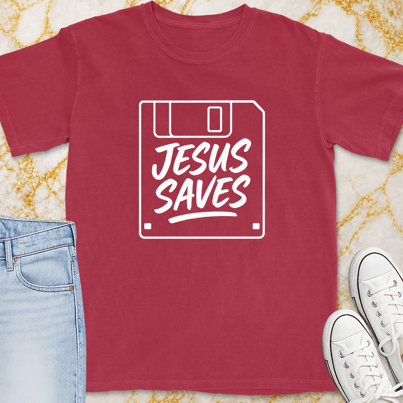Jesus Saves T-Shirt - Christian Apparel | Christian Life Threads