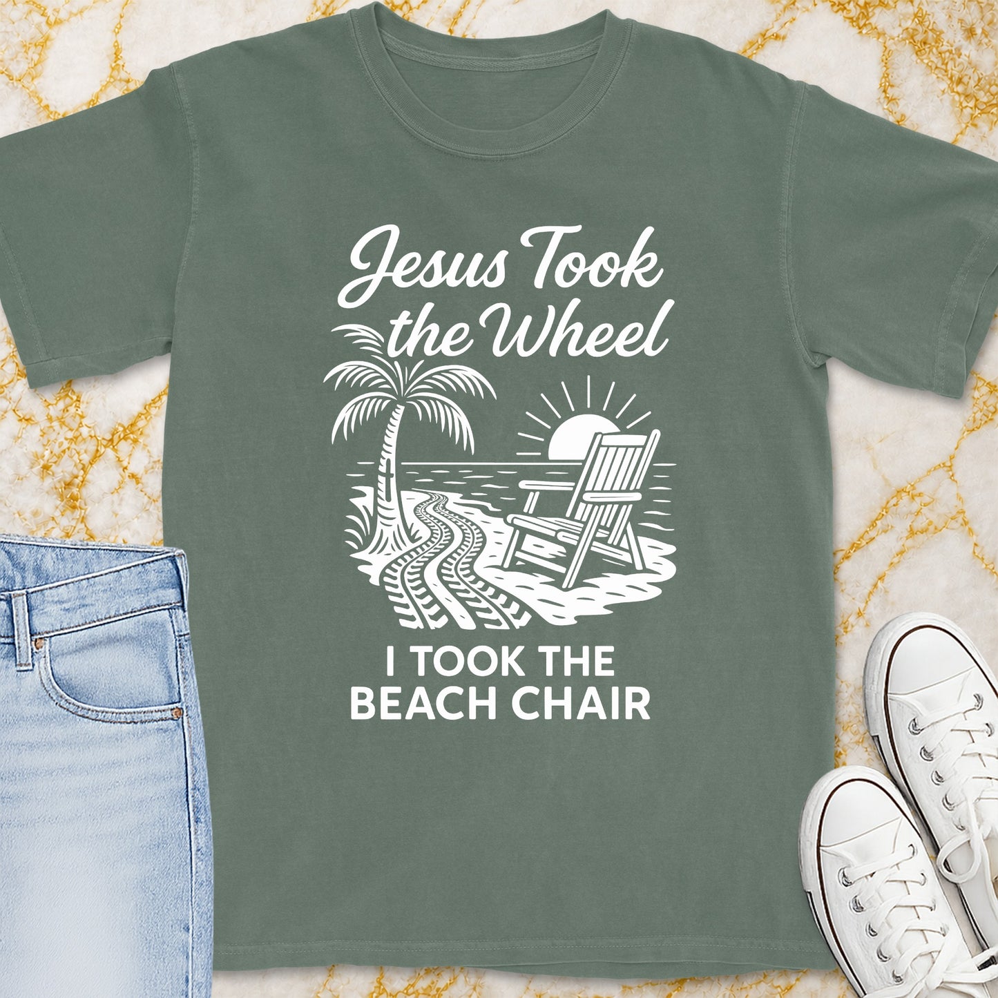 I Took The Beach Chair T-Shirt - Christian Apparel | Christian Life Threads