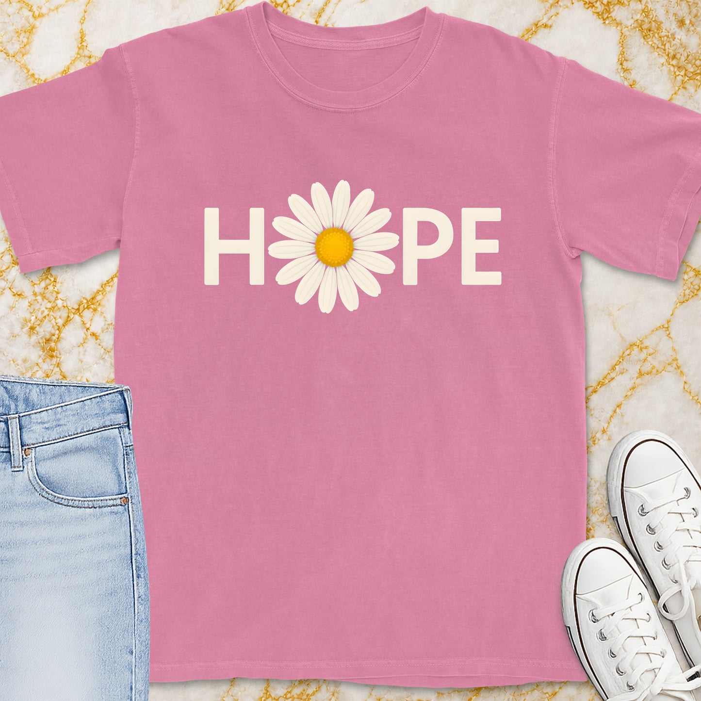 Hope Sunflower T-Shirt - Christian Apparel | Christian Life Threads