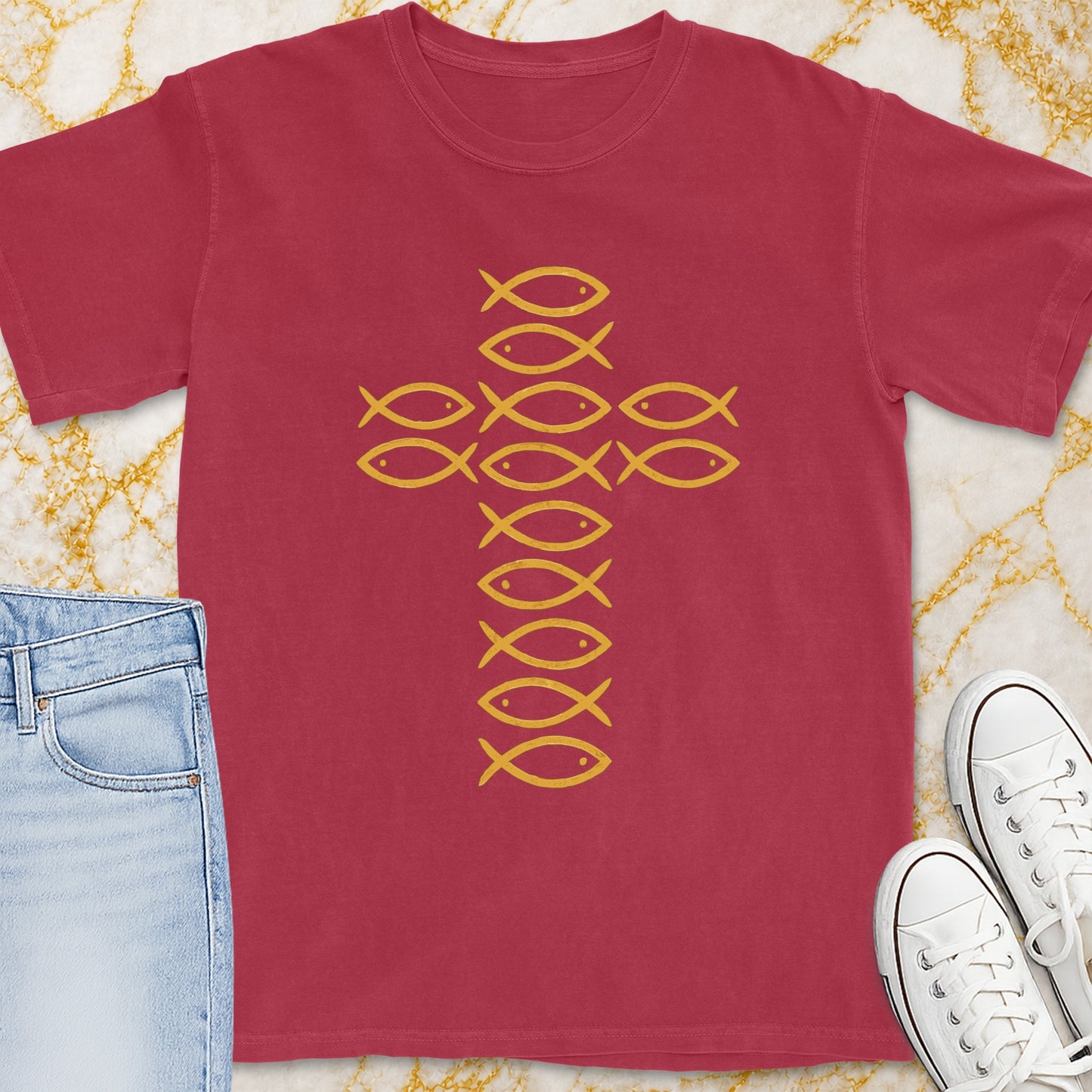 Ichthys Fish T-Shirt - Christian Apparel | Christian Life Threads