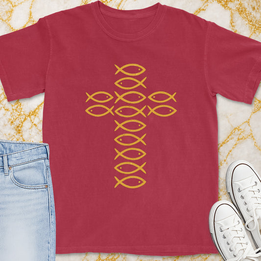 Ichthys Fish T-Shirt - Christian Apparel | Christian Life Threads
