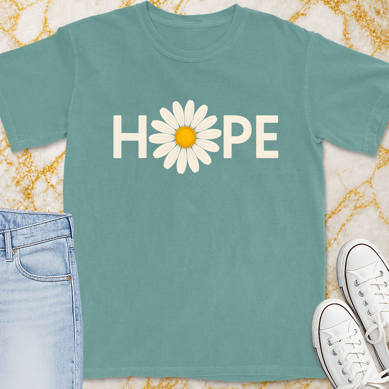Hope Sunflower T-Shirt - Christian Apparel | Christian Life Threads