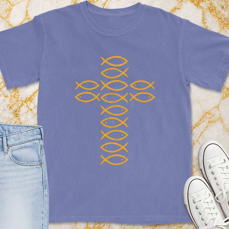 Ichthys Fish T-Shirt - Christian Apparel | Christian Life Threads