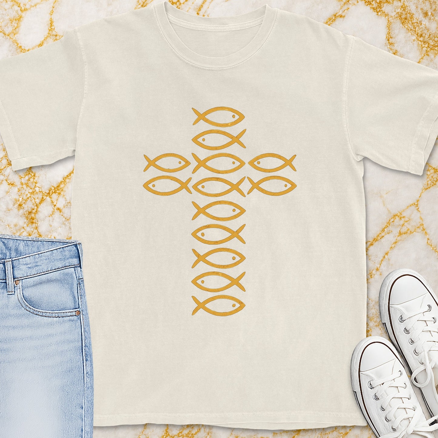 Ichthys Fish T-Shirt - Christian Apparel | Christian Life Threads
