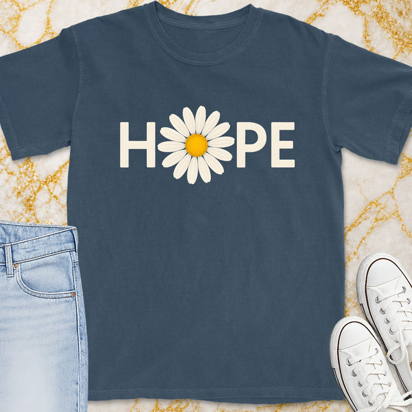 Hope Sunflower T-Shirt - Christian Apparel | Christian Life Threads