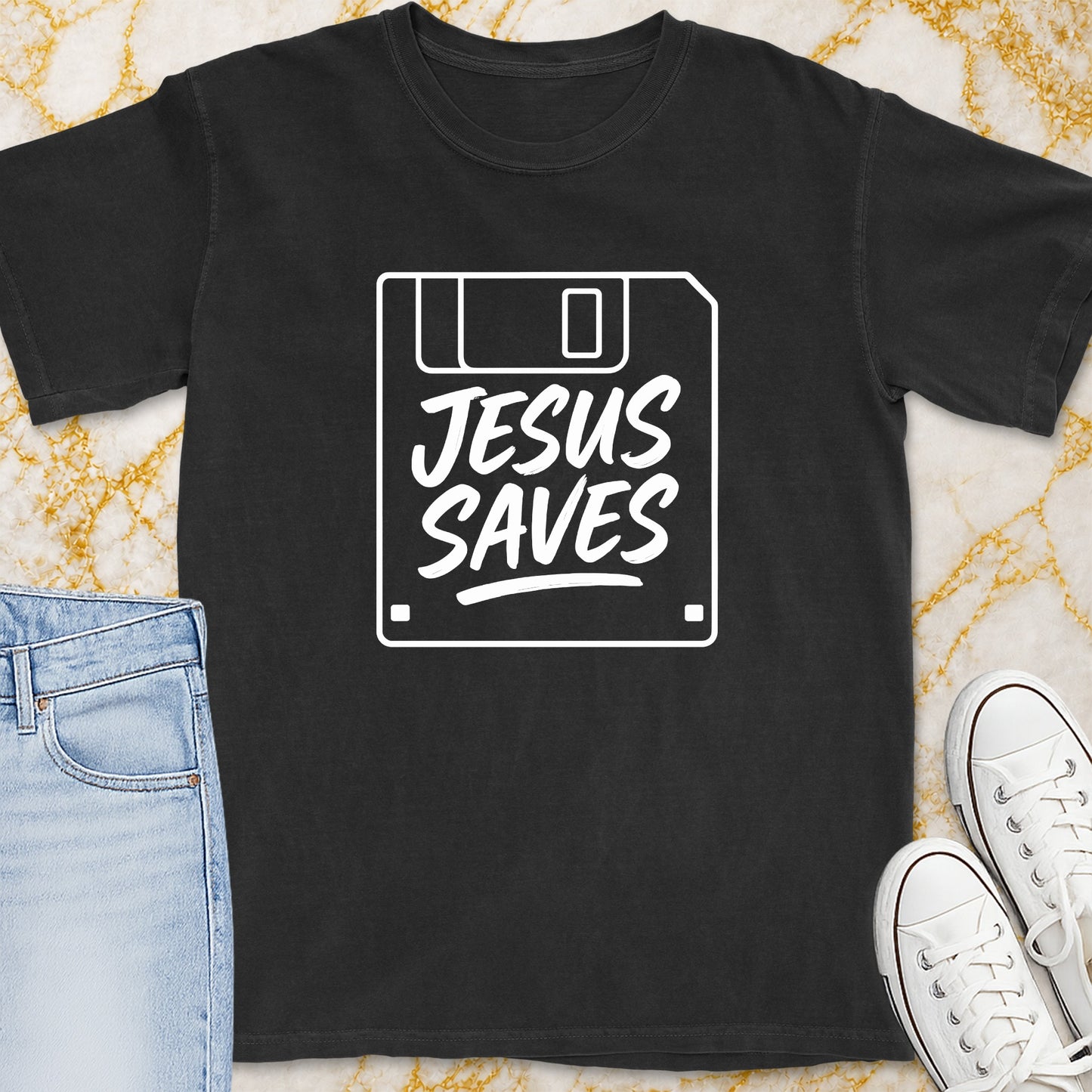 Jesus Saves T-Shirt - Christian Apparel | Christian Life Threads
